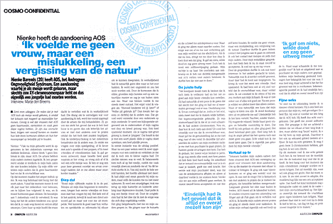 Nienke heeft de aandoening AOS